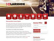 Tablet Screenshot of larsson.es